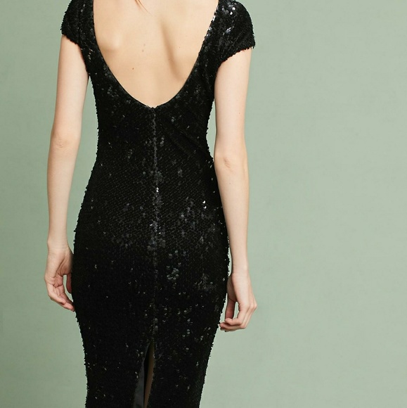 Dress the Population Black Velvet Sequin Dress - Picture 8 of 8